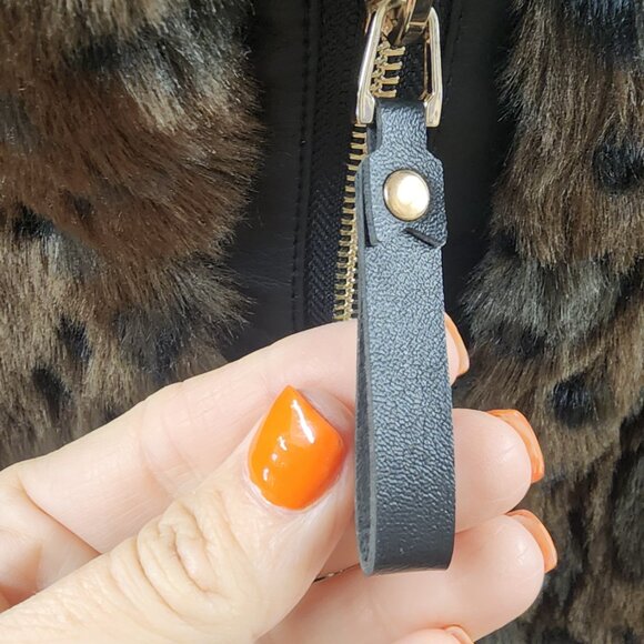 Dennis Bass Faux Fur Leopard Jacket - Picture 5 of 6